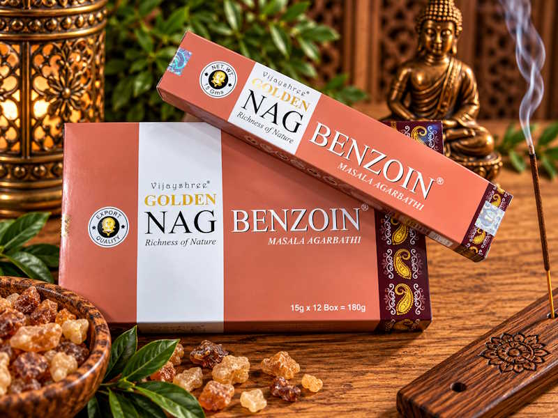 Incienso Golden Nag Benzoin